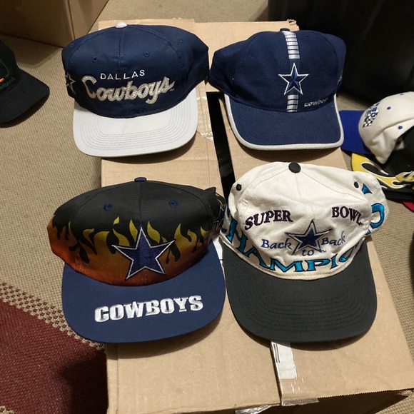 4 hat Dallas cowboys vintage bundle loton fire SnapBack 7 sport specialties